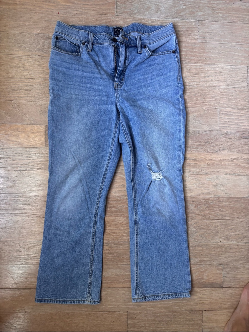 J. Crew High Rise Flare Crop Women's Jeans